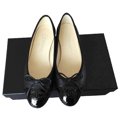 chanel ballerinas black|ballerines Chanel neuves.